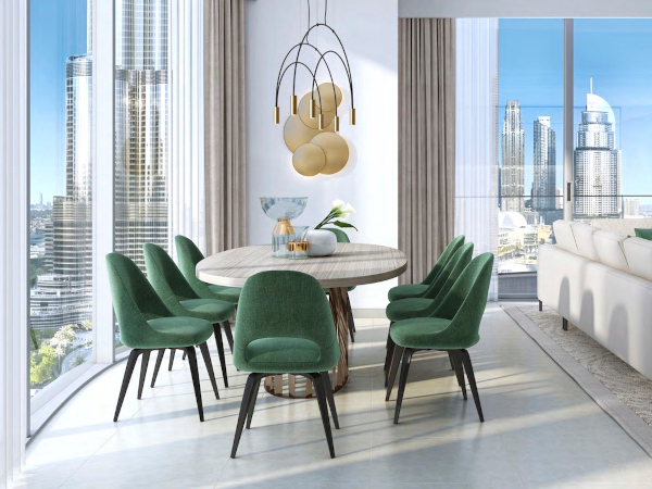 Top views of Burj Khalifa a. Dubai Fountain