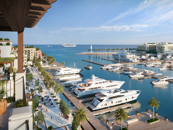 Hafenblick, Sonnenuntergang, Frieden